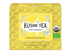 Kusmi Tea porcovaný zelený čaj Green Jasmine Bio, 20 sáčků