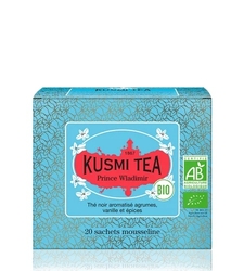 Kusmi Tea porcovaný černý čaj Prince Vladimir Bio, 20 sáčků
