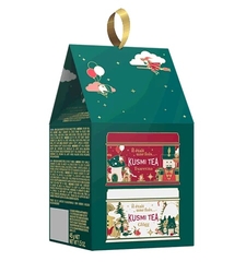 Kusmi Tea Dárkový set vánočních čajů Tsarevna a Glögg, 2x dóza 20 g