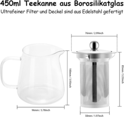 Honneeo  konvice na čaj 450ml