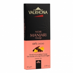 Valrhona DARK MANJARI ORANGE 64%, 85g